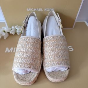 Brand new MK beautiful spadrilles size 6